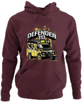 Φούτερ με κουκούλα - Defender 110 - Color Thumbnail Marron