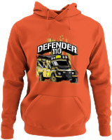 Φούτερ με κουκούλα - Defender 110 - Color Thumbnail Orange