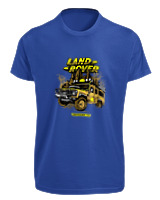 T-Shirt Fit Αντρικό - Defender 110 - Color Thumbnail Μπλε Ρουά
