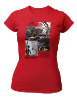 T-Shirt Στενή Γραμμή Γυναικείο - Delacroix - Color Thumbnail Κόκκινο