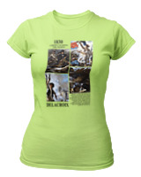 T-Shirt Στενή Γραμμή Γυναικείο - Delacroix - Color Thumbnail Λαχανί
