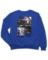 Φούτερ χωρίς κουκούλα Παιδικό - Delacroix - Color Thumbnail Μπλε Ρουά