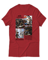 T-Shirt  Γυναικείο - Delacroix - Color Thumbnail Κόκκινο