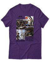 T-Shirt  Γυναικείο - Delacroix - Color Thumbnail Μώβ