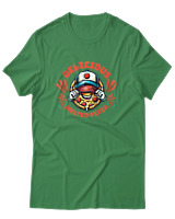 T-Shirt Αντρικό - Delicious Melted Pizza - Color Thumbnail Πράσινο