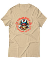 T-Shirt Αντρικό - Delicious Melted Pizza - Color Thumbnail Μπεζ