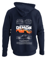 Φούτερ με κουκούλα - Demon - Color Thumbnail Navy Blue