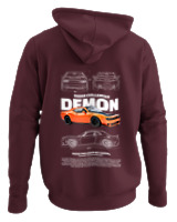 Φούτερ με κουκούλα - Demon - Color Thumbnail Marron