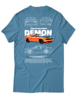 T-Shirt Αντρικό - Demon - Color Thumbnail Τιρκουάζ