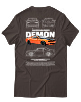 T-Shirt Αντρικό - Demon - Color Thumbnail Καφέ