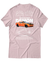 T-Shirt Αντρικό - Demon - Color Thumbnail Απαλό Ροζ
