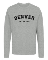 Μακρυμάνικο Μακό - Denver - Color Thumbnail Γκρι Μελανζέ