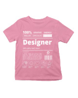 T-Shirt  Παιδικό - Designer - Color Thumbnail Ροζ