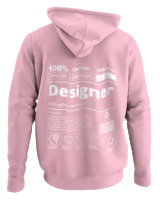 Φούτερ με κουκούλα - Designer - Color Thumbnail Pink