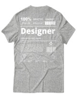 T-Shirt Αντρικό - Designer - Color Thumbnail Γκρι Μελανζέ