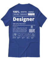T-Shirt Αντρικό - Designer - Color Thumbnail Μπλε Ρουά