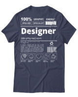 T-Shirt Αντρικό - Designer - Color Thumbnail Μπλε Γκρι