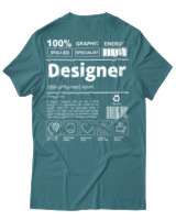T-Shirt Αντρικό - Designer - Color Thumbnail Μπλε Πράσινο