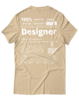 T-Shirt Αντρικό - Designer - Color Thumbnail Μπεζ