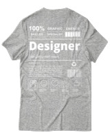 T-Shirt  Γυναικείο - Designer - Color Thumbnail Γκρί Μελανζέ