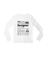 Μακρυμάνικο Μακό Παιδικό - Designer - Color Thumbnail 'Ασπρο