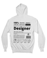 Ζακέτα Φούτερ με κουκούλα Γυναικείο - Designer - Color Thumbnail 'Ασπρο