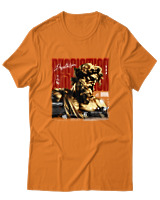 T-Shirt Αντρικό - Desolation - Color Thumbnail Πορτοκαλί