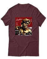T-Shirt Αντρικό - Desolation - Color Thumbnail Μπορντό
