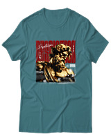 T-Shirt Αντρικό - Desolation - Color Thumbnail Μπλε Πράσινο