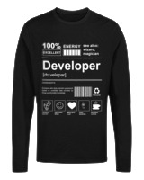 Μακρυμάνικο Μακό Αντρικό - Developer - Color Thumbnail Μαύρο
