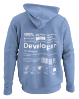 Φούτερ με κουκούλα - Developer - Color Thumbnail Blue Carolina