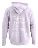 Φούτερ με κουκούλα Αντρικό - Developer - Color Thumbnail Lilac