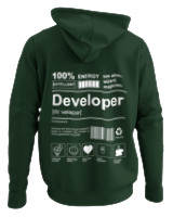 Φούτερ με κουκούλα - Developer - Color Thumbnail Κυπαρισσί