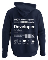 Φούτερ με κουκούλα - Developer - Color Thumbnail Navy Blue