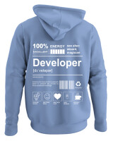 Φούτερ με κουκούλα - Developer - Color Thumbnail Blue Carolina