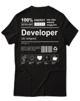 T-Shirt Αντρικό - Developer - Color Thumbnail Μαύρο