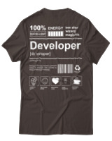 T-Shirt Αντρικό - Developer - Color Thumbnail Καφέ