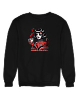 Φούτερ χωρίς κουκούλα - Devil Woman - Color Thumbnail Μαύρο