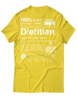 T-Shirt Αντρικό - Dietitian - Color Thumbnail Χρυσό Κίτρινο