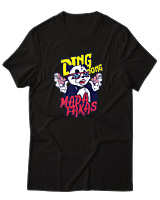 T-Shirt Αντρικό - Ding Dong Madafakas - Color Thumbnail Μαύρο