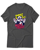 T-Shirt Αντρικό - Ding Dong Madafakas - Color Thumbnail Ανθρακί