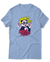 T-Shirt Αντρικό - Ding Dong Madafakas - Color Thumbnail Γαλάζιο