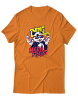 T-Shirt Αντρικό - Ding Dong Madafakas - Color Thumbnail Πορτοκαλί