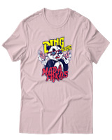 T-Shirt Αντρικό - Ding Dong Madafakas - Color Thumbnail Απαλό Ροζ