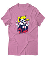 T-Shirt Αντρικό - Ding Dong Madafakas - Color Thumbnail Ροζ