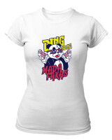 T-Shirt Στενή Γραμμή - Ding Dong Madafakas - Color Thumbnail ΄Ασπρο