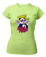 T-Shirt Στενή Γραμμή - Ding Dong Madafakas - Color Thumbnail Λαχανί