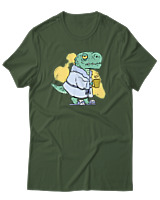 T-Shirt Αντρικό - Dino Mood - Color Thumbnail Κυπαρισσί