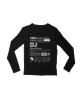Μακρυμάνικο Μακό - Dj - Color Thumbnail Μαύρο