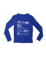 Μακρυμάνικο Μακό - Dj - Color Thumbnail Μπλε Ρουά